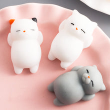 Load image into Gallery viewer, Squishy toys colorful change Antistress Ball cat/seal/fox/pig/sun Squeeze cute Amimal squishes slow rising Stress Relief Kawaii