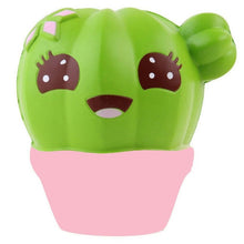Load image into Gallery viewer, Jumbo Cute Cactus Squishy Simulation Plant Slow Rising Soft Squeeze Toy Cream Scented Stress Relief for Kid Xmas Fun Gift